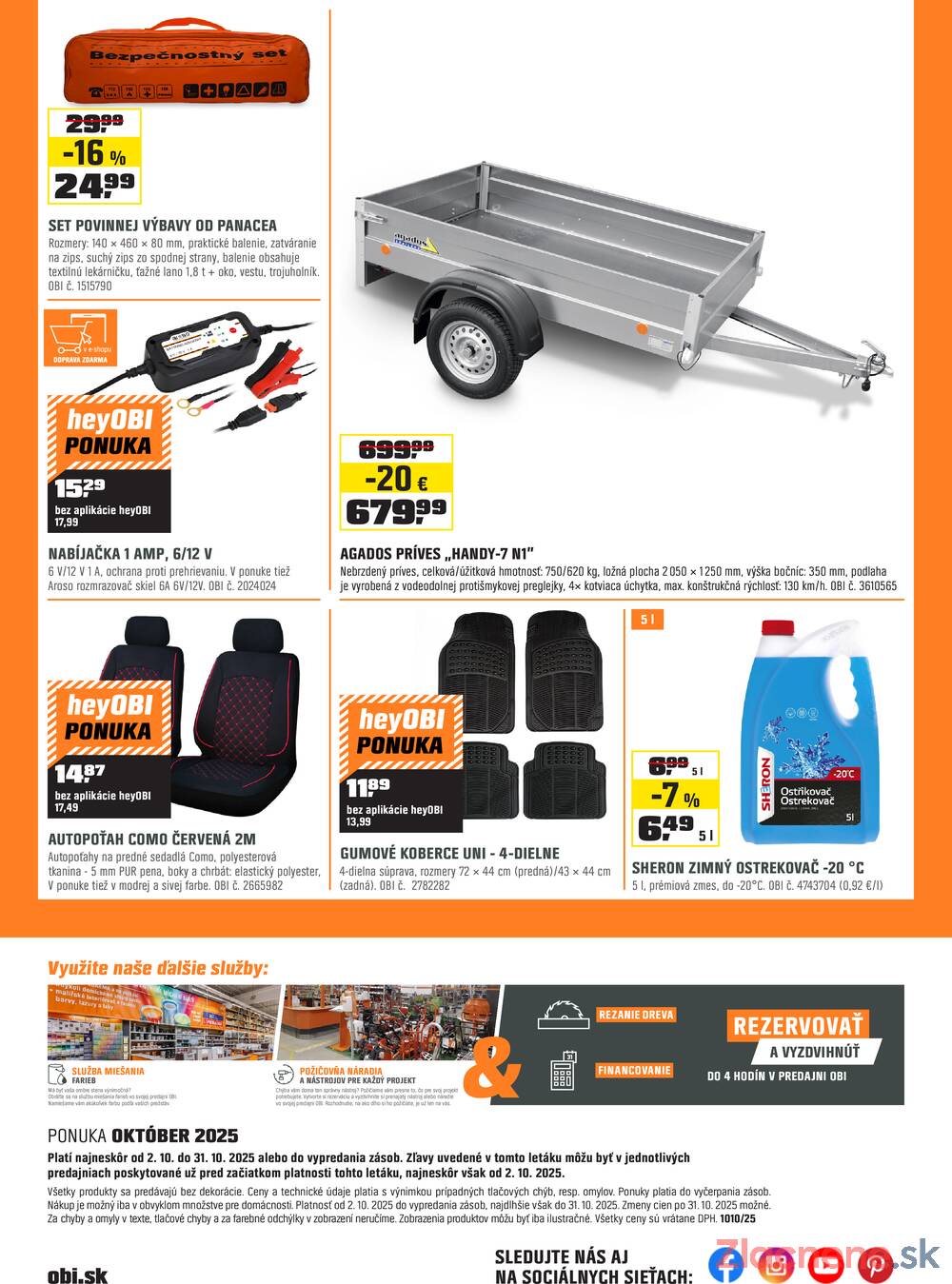 Leták OBI
		  platný do 31.10.2025 - strana 20