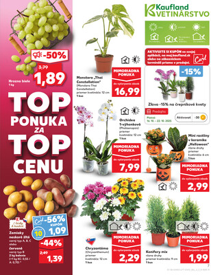 Kaufland 16.10. - 22.10. - Kaufland Tvrdošín