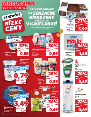 Kaufland 16.10. - 22.10. - Kaufland Tvrdošín