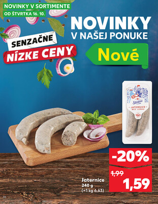 Kaufland 16.10. - 22.10. - Kaufland Tvrdošín
