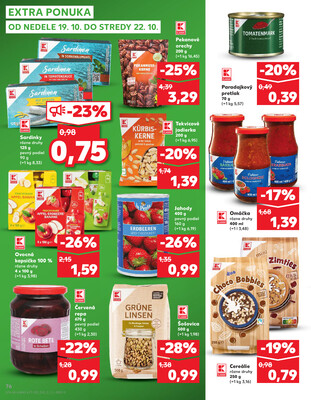 Kaufland 16.10. - 22.10. - Kaufland Bytča