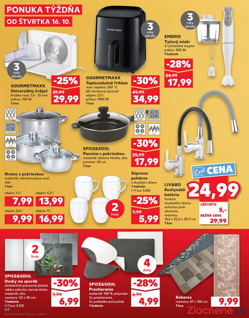 Leták Kaufland - Kaufland 16.10. - 22.10. - Kaufland Púchov - strana 62
