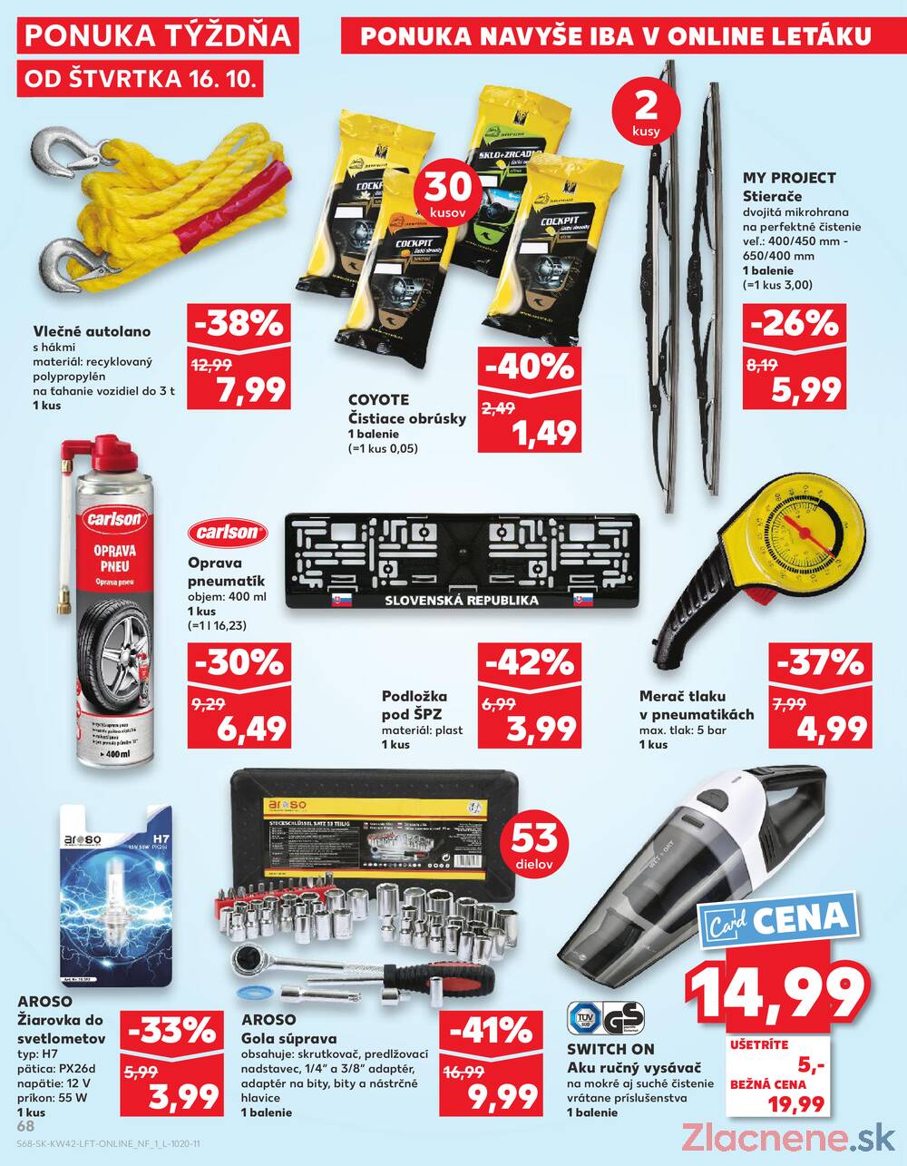 Leták Kaufland - Kaufland 16.10. - 22.10. - Kaufland Púchov - strana 68
