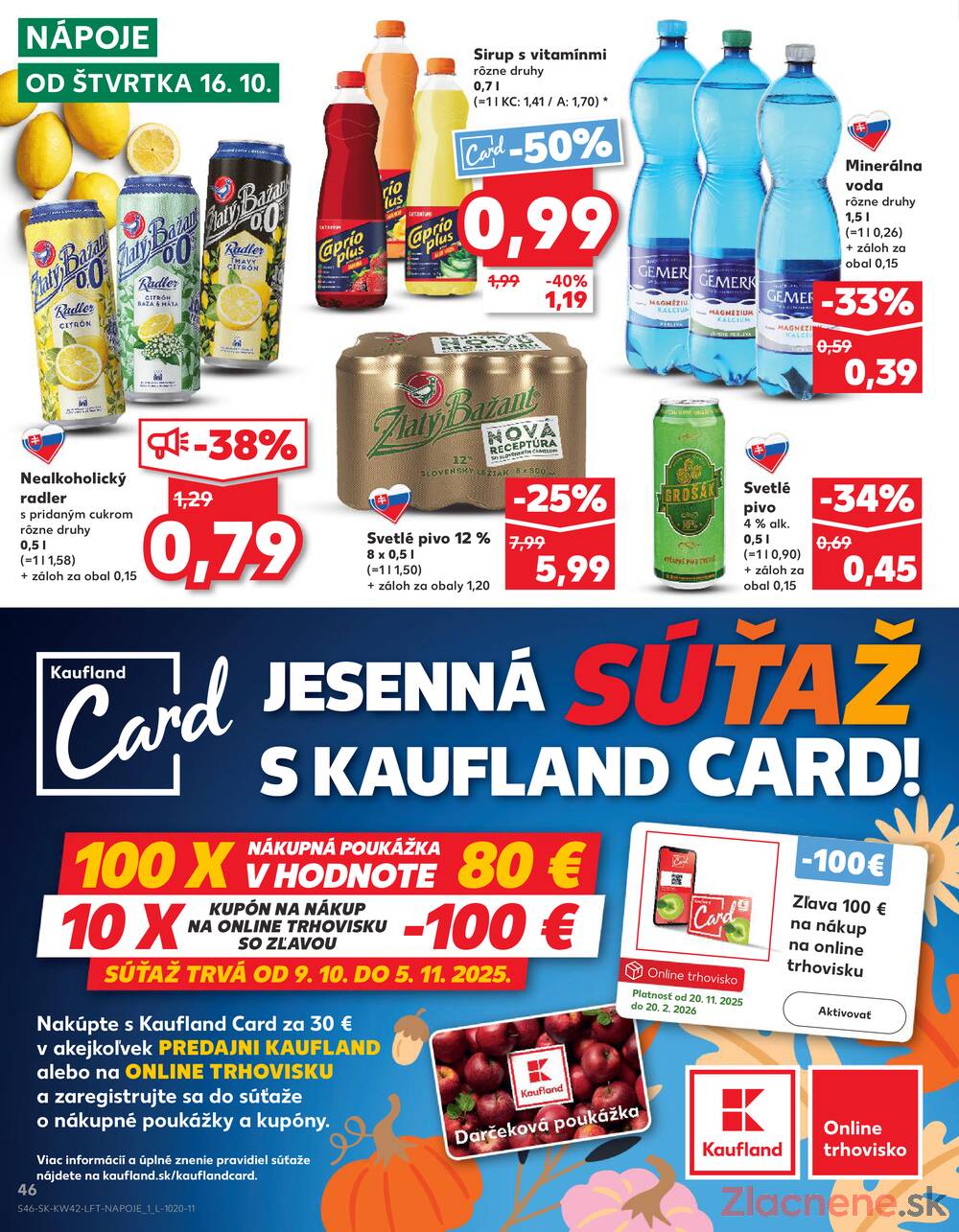 Leták Kaufland - Kaufland 16.10. - 22.10. - Kaufland Veľký Meder - strana 46