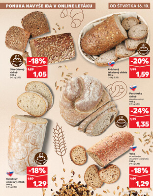 Kaufland 16.10. - 22.10. - Kaufland Nové Mesto nad Váhom
