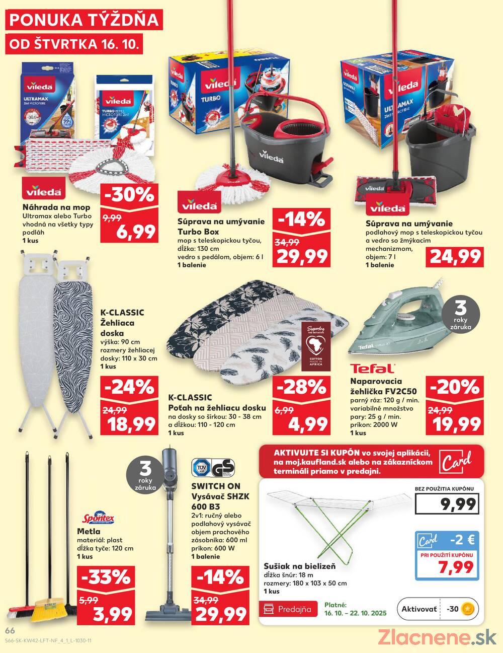 Leták Kaufland - Kaufland 16.10. - 22.10. - Kaufland Topoľčany - strana 66