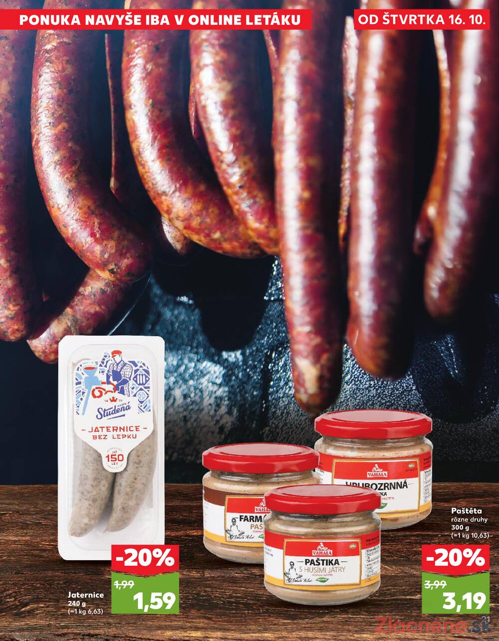 Leták Kaufland - Kaufland 16.10. - 22.10. - Kaufland Bratislava - Podunajské Biskupice - strana 21