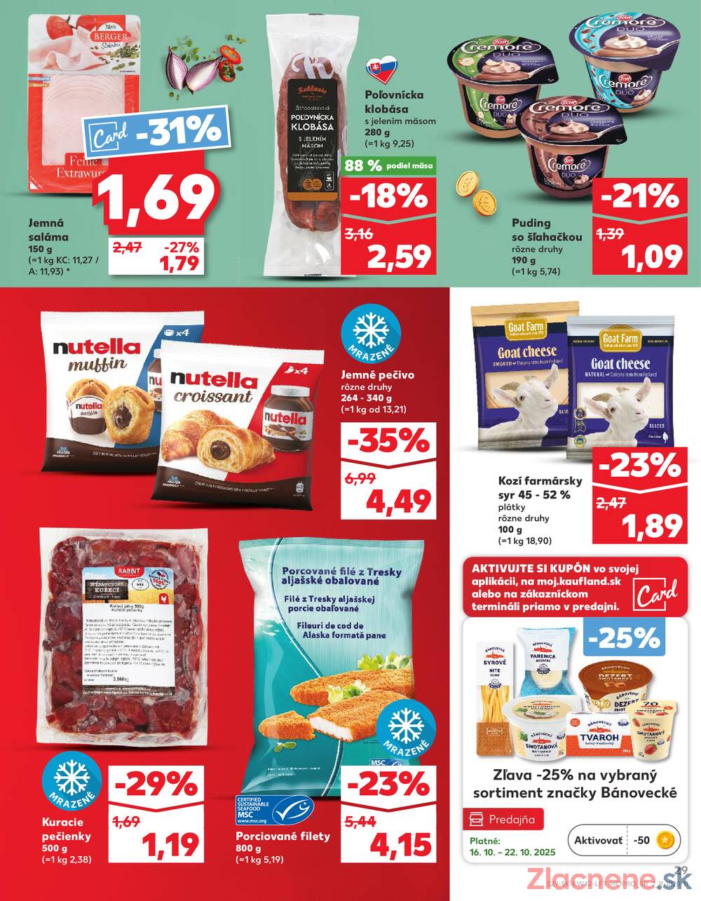 Leták Kaufland - Kaufland 16.10. - 22.10. - Bratislava-Patrónka - strana 29