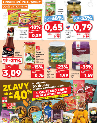 Kaufland 16.10. - 22.10. - Kaufland Poprad - Moyzesova