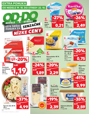 Kaufland 16.10. - 22.10. - Kaufland Poprad - Moyzesova