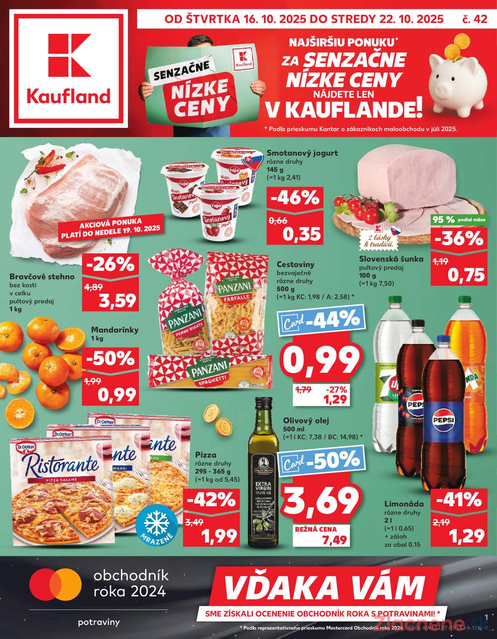 Leták Kaufland - Kaufland 16.10. - 22.10. - Kaufland Považská Bystrica - Centrum - strana 1