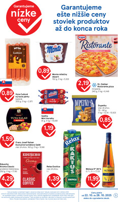 Tesco malé hypermarkety od 22.10. do 28.10.2025
