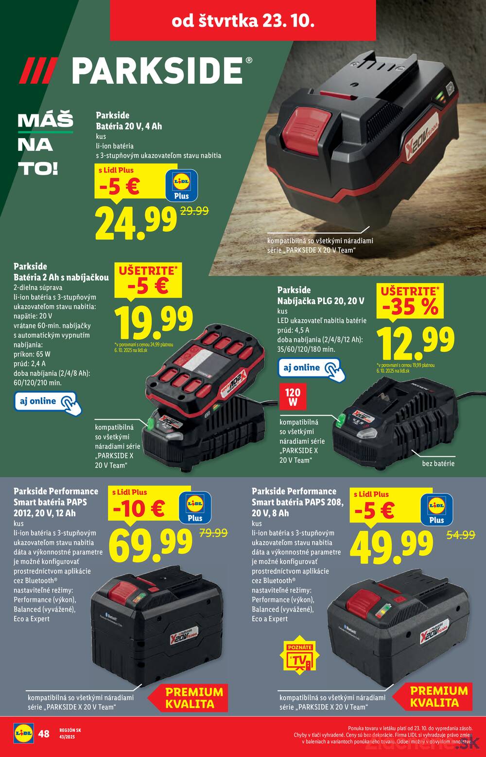Leták Lidl
		  platný do 26.10.2025 - strana 86