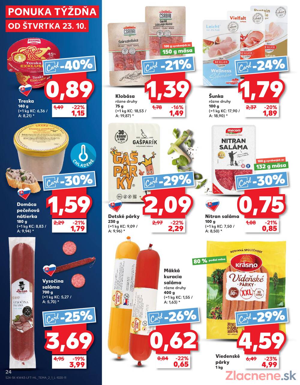 Leták Kaufland
		  platný do 29.10.2025 - strana 24