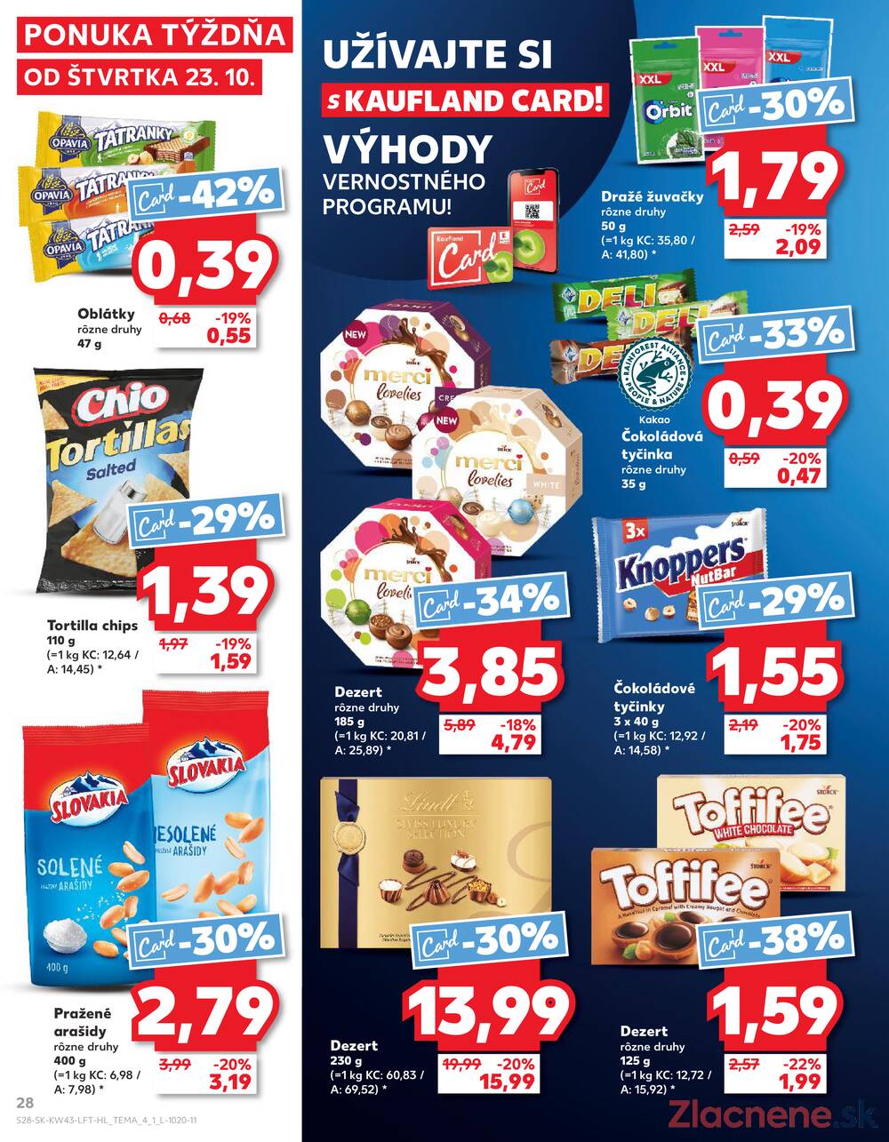 Leták Kaufland - Kaufland 23.10. - 29.10. - Kaufland Vranov nad Topľou - strana 28 Leták Kaufland - Kaufland 23.10. - 29.10. - Kaufland Vranov nad Topľou - strana 28