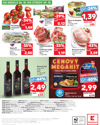 Kaufland 23.10. - 29.10. - Kaufland Bardejov