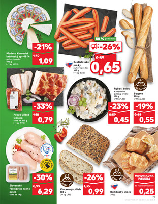Kaufland 23.10. - 29.10. - Kaufland Poprad - Jiřího Wolkera