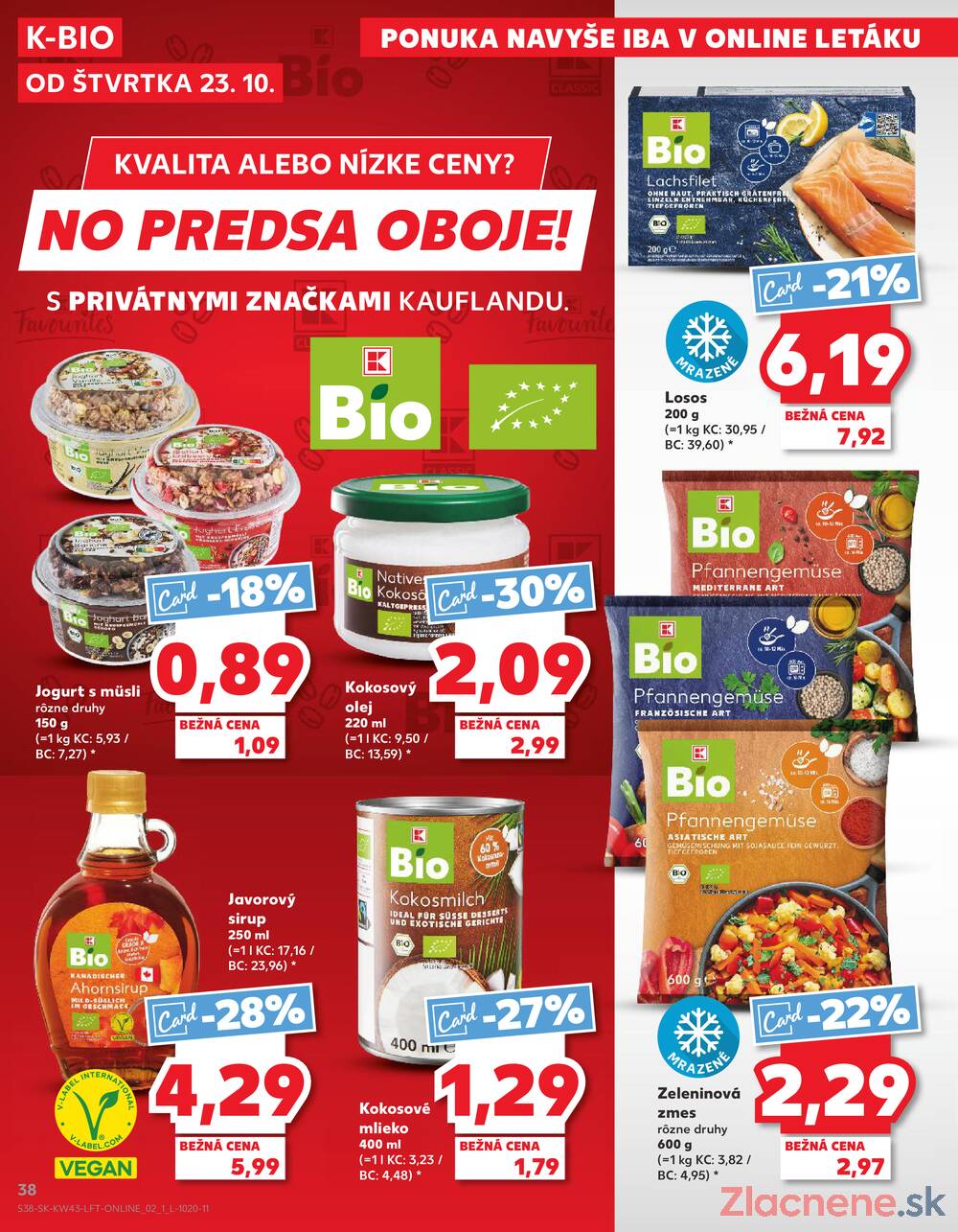 Leták Kaufland - Kaufland 23.10. - 29.10. - Kaufland Zlaté Moravce - strana 38 Leták Kaufland - Kaufland 23.10. - 29.10. - Kaufland Zlaté Moravce - strana 38