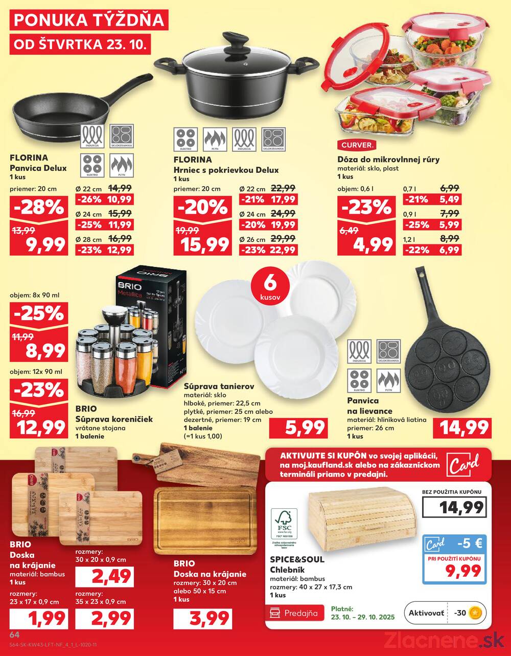 Leták Kaufland - Kaufland 23.10. - 29.10. - Bratislava-Patrónka - strana 64