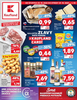 Leták Kaufland 23.10. - 29.10. - Kaufland Liptovský Mikuláš