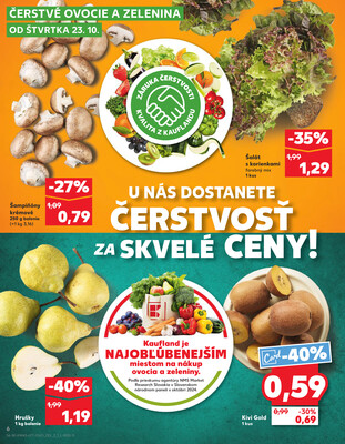 Kaufland 23.10. - 29.10. - Kaufland Senica