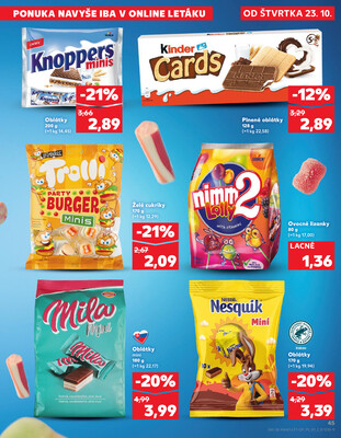Kaufland 23.10. - 29.10. - Kaufland Senica