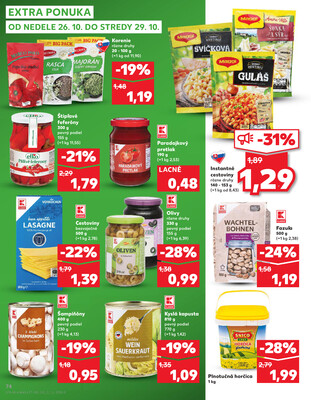 Kaufland 23.10. - 29.10. - Kaufland Senica