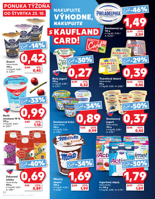 Kaufland 23.10. - 29.10. - Kaufland (Kasárenská, Šamorín)