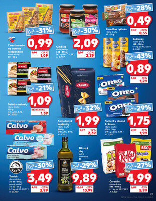 Kaufland 23.10. - 29.10. - Kaufland (Kasárenská, Šamorín)