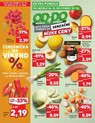 Kaufland 23.10. - 29.10. - Kaufland (Kasárenská, Šamorín)