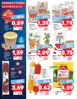 Kaufland 23.10. - 29.10. - Kaufland Bratislava - Nové Mesto