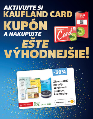 Kaufland 23.10. - 29.10. - Kaufland Bratislava - Nové Mesto