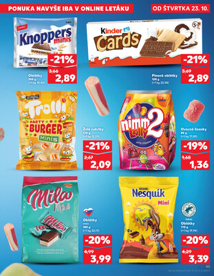 Kaufland 23.10. - 29.10. - Kaufland Bratislava - Nové Mesto