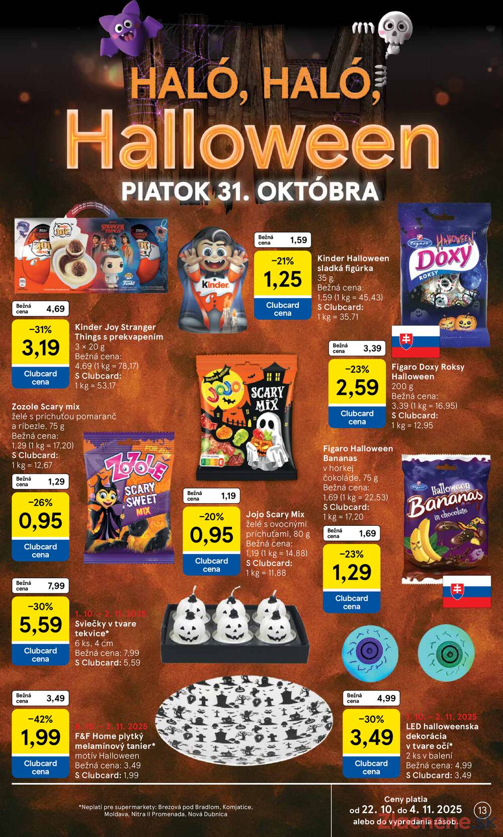 Leták Tesco
		  platný do 4.11.2025 - strana 13