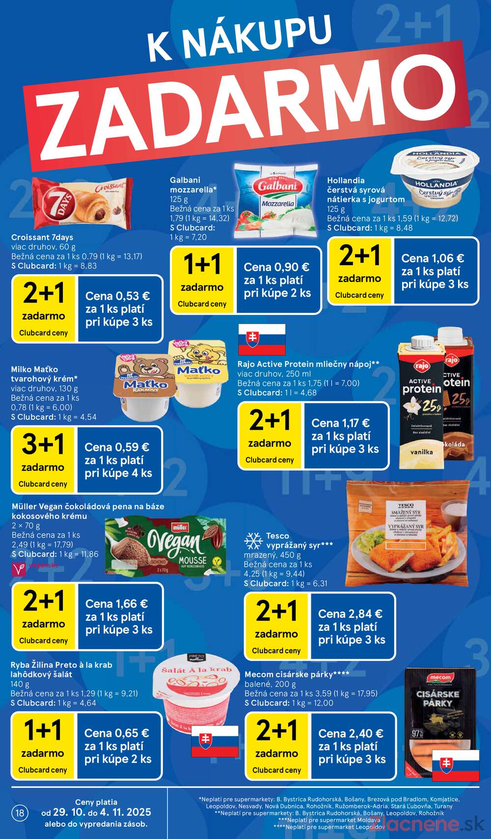 Leták Tesco
		  platný do 4.11.2025 - strana 18