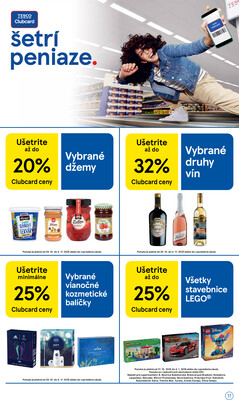 Tesco supermarkety od 29.10. do 4.11.2025