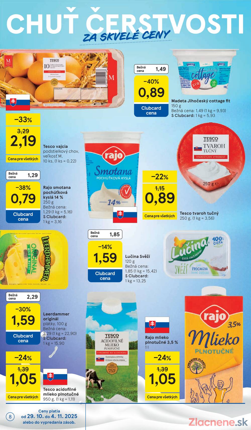 Leták Tesco - Tesco malé hypermarkety od 29.10. do 4.11.2025 - strana 8 Leták Tesco - Tesco malé hypermarkety od 29.10. do 4.11.2025 - strana 8