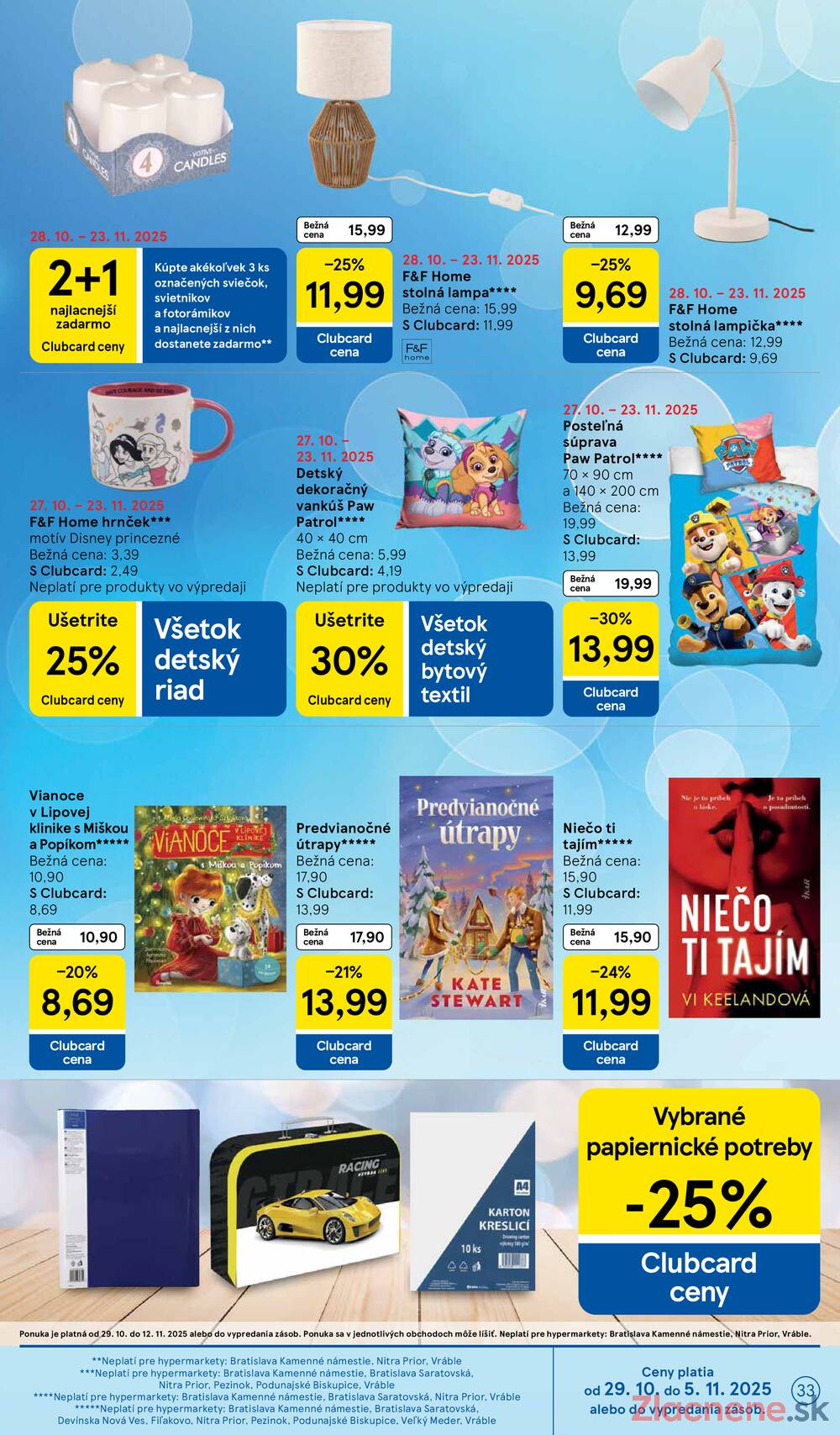 Leták Tesco - Tesco malé hypermarkety od 29.10. do 4.11.2025 - strana 33 Leták Tesco - Tesco malé hypermarkety od 29.10. do 4.11.2025 - strana 33