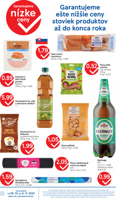 Tesco malé hypermarkety od 29.10. do 4.11.2025