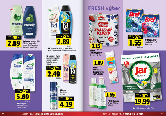 Leták Fresh
		  platný do 5.11.2025 - strana 25