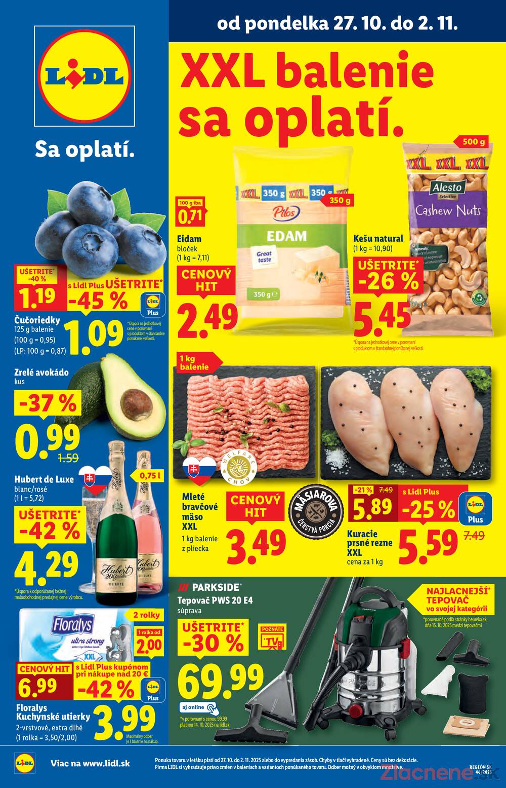 Leták Lidl
		  platný do 2.11.2025 - strana 1