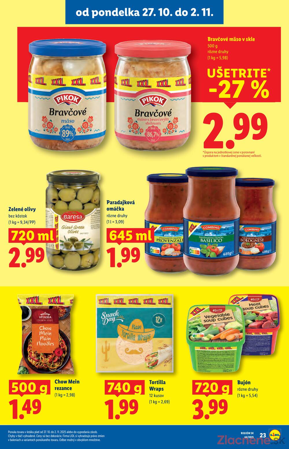 Leták Lidl
		  platný do 2.11.2025 - strana 27
