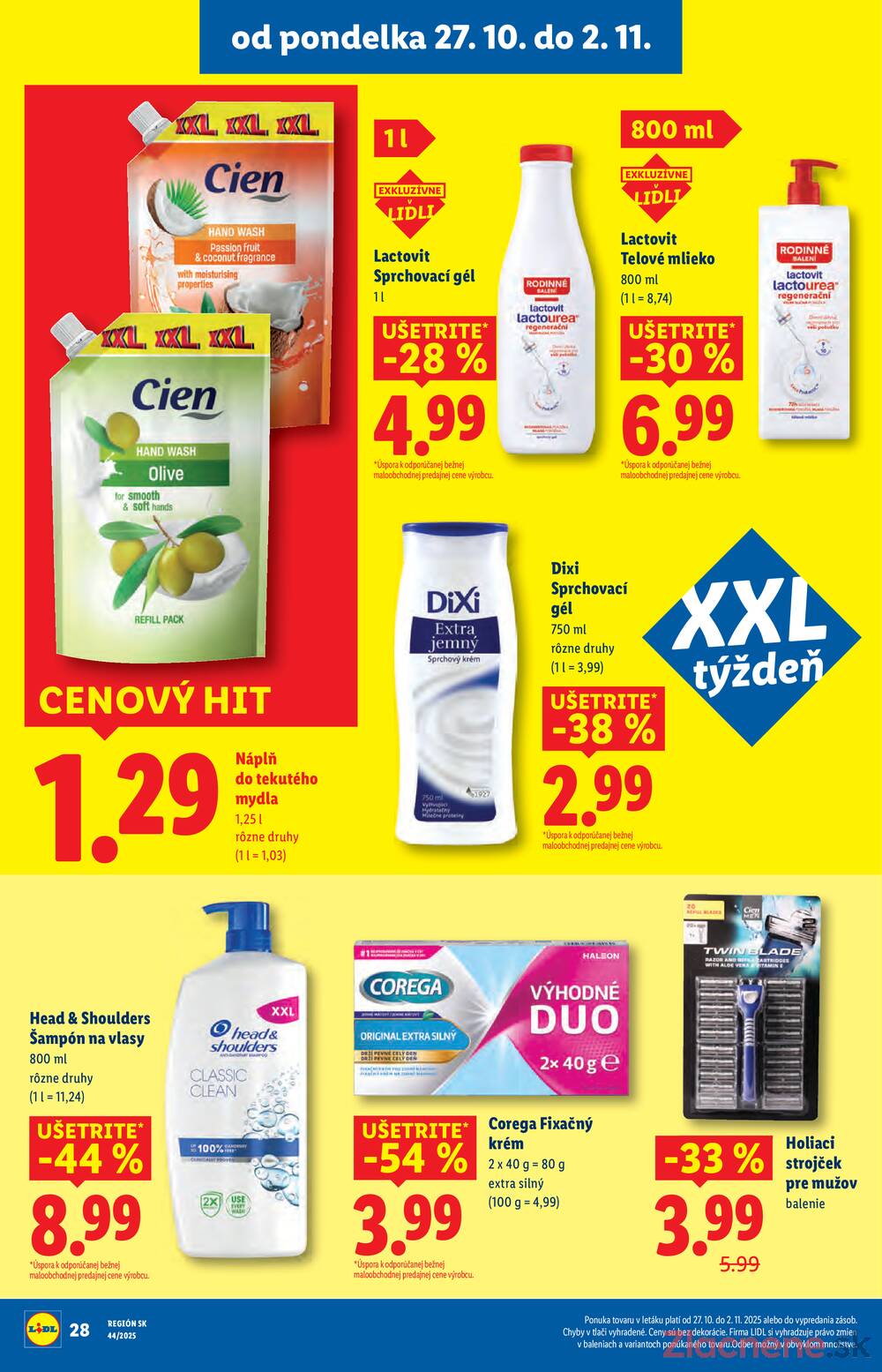 Leták Lidl
		  platný do 2.11.2025 - strana 32