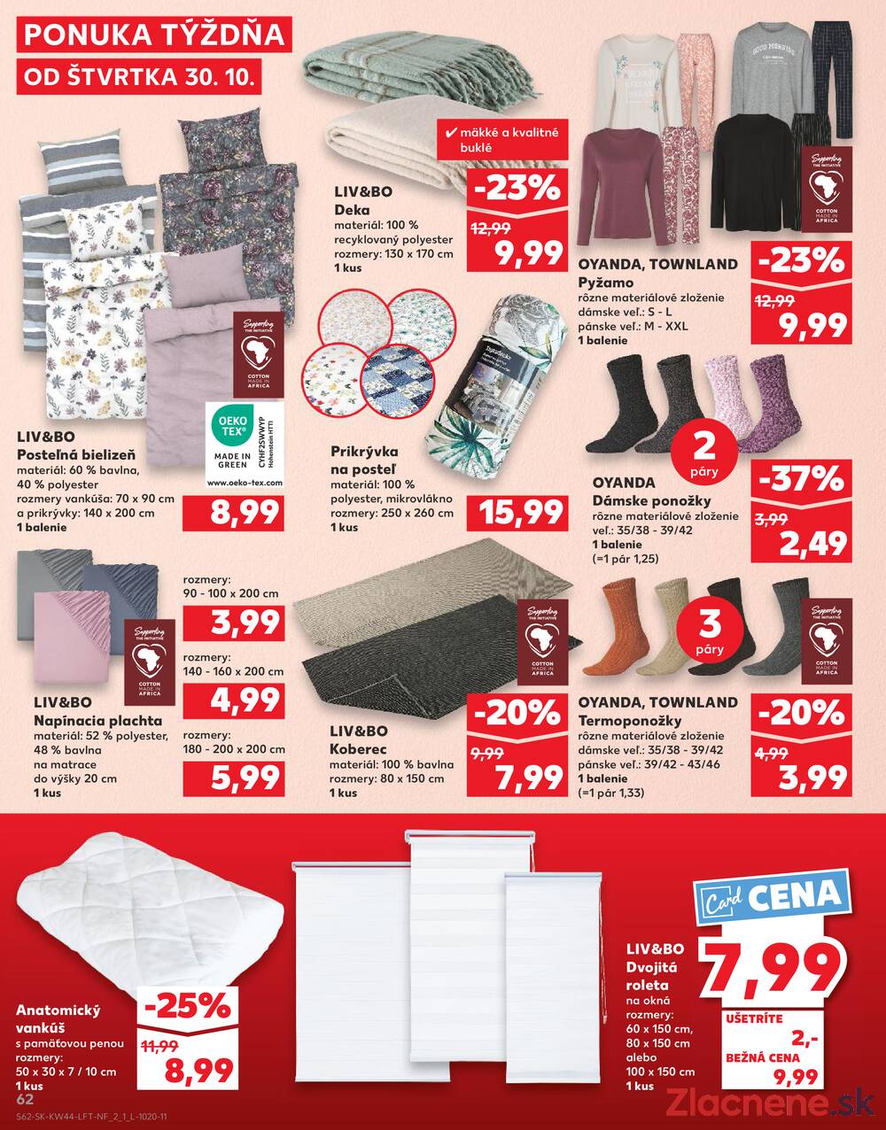 Leták Kaufland - Kaufland 30.10. - 5.11. - Kaufland Brezno - strana 62 Leták Kaufland - Kaufland 30.10. - 5.11. - Kaufland Brezno - strana 62