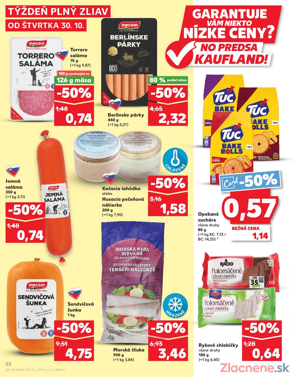 Leták Kaufland - Kaufland 30.10. - 5.11. - Kaufland Humenné - strana 22 Leták Kaufland - Kaufland 30.10. - 5.11. - Kaufland Humenné - strana 22