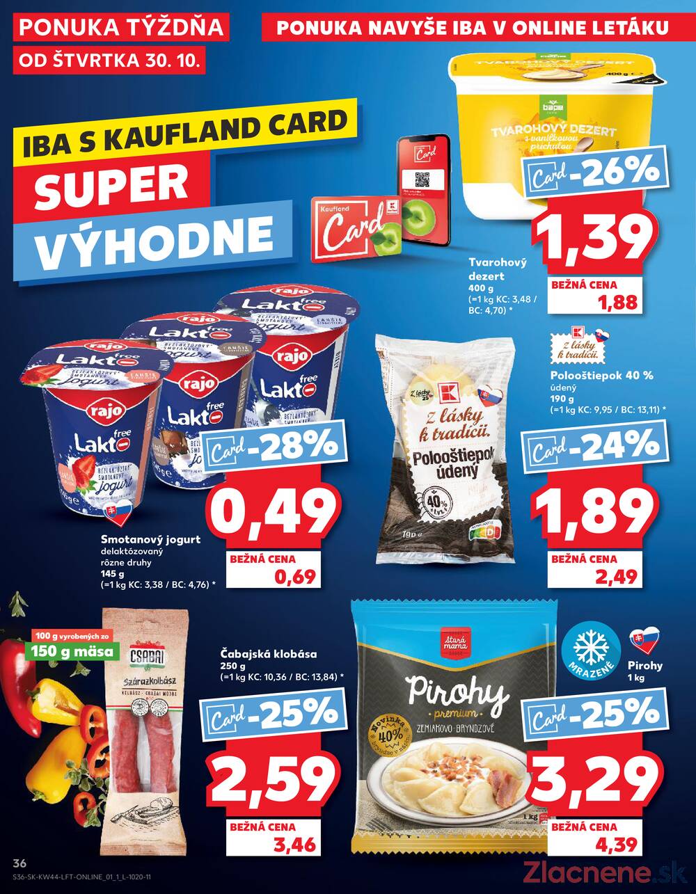 Leták Kaufland - Kaufland 30.10. - 5.11. - Kaufland Humenné - strana 36 Leták Kaufland - Kaufland 30.10. - 5.11. - Kaufland Humenné - strana 36