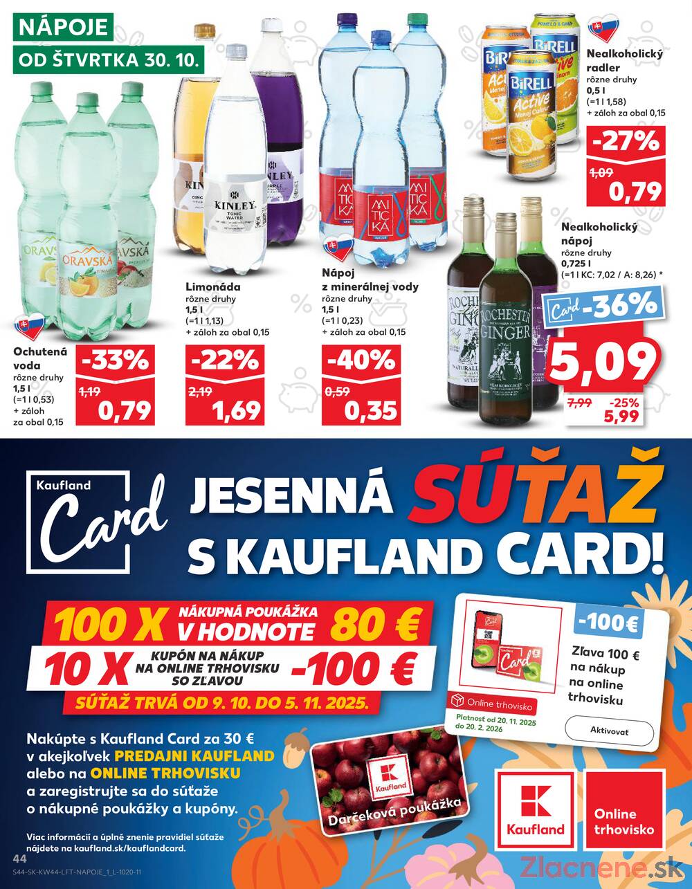 Leták Kaufland - Kaufland 30.10. - 5.11. - Kaufland Dolný Kubín - strana 44 Leták Kaufland - Kaufland 30.10. - 5.11. - Kaufland Dolný Kubín - strana 44