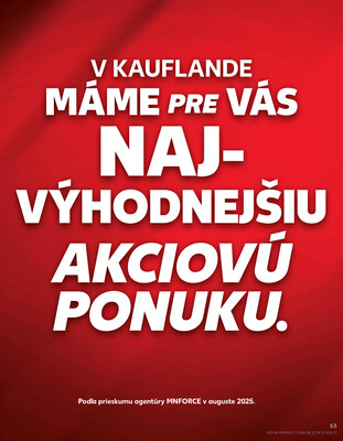 Kaufland 30.10. - 5.11. - Kaufland Poprad - Jiřího Wolkera