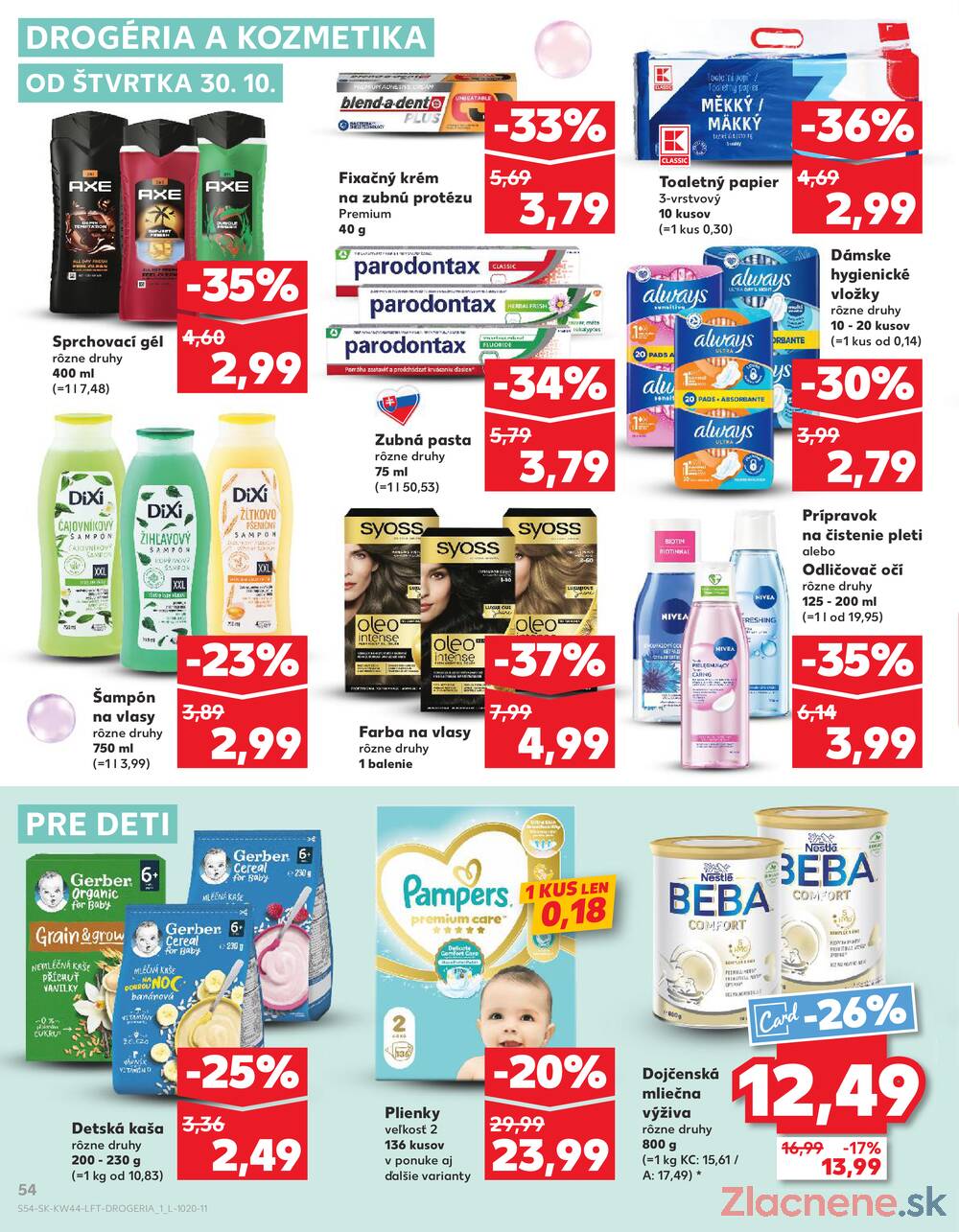 Leták Kaufland - Kaufland 30.10. - 5.11. - Kaufland Veľký Meder - strana 54