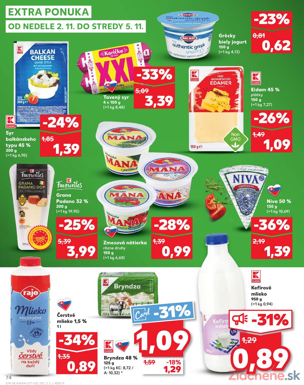 Leták Kaufland - Kaufland 30.10. - 5.11. - Kaufland Piešťany - strana 74